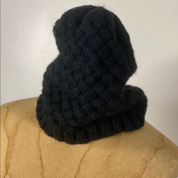 Billabong Blk Weaved Pattern Beanie Adult Small - Picture 3 of 8